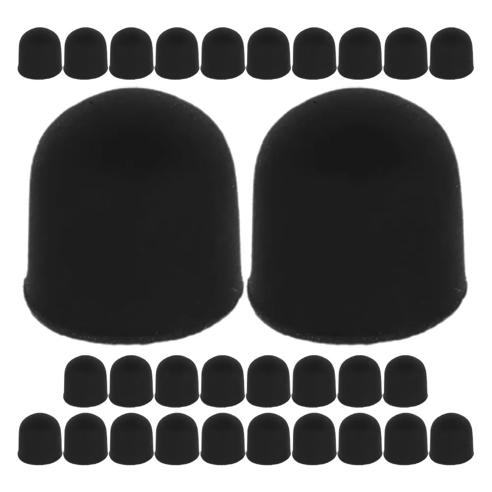 30Pcs 스타일러스 펜 팁 교체용 실리콘 고무 정전식 펜촉 태블릿 펜 터치 스크린 장치용 정밀 스타일러스 팁