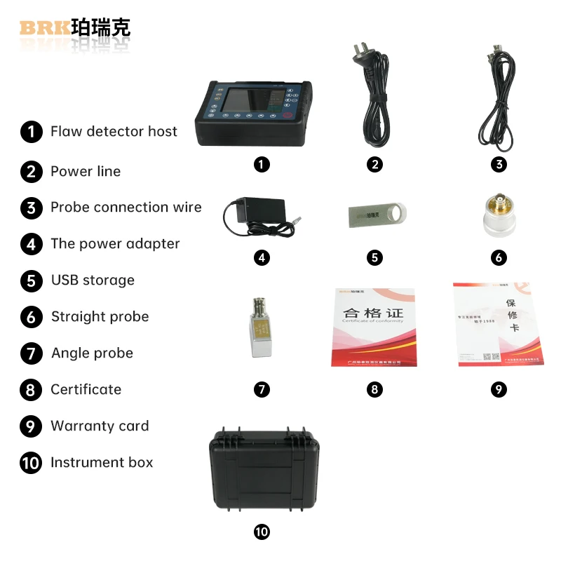 Anyscan30 Digital Ultrasonic Flaw Detector Plastic Adhesive Alloy Spot Welding Crack Detector 6