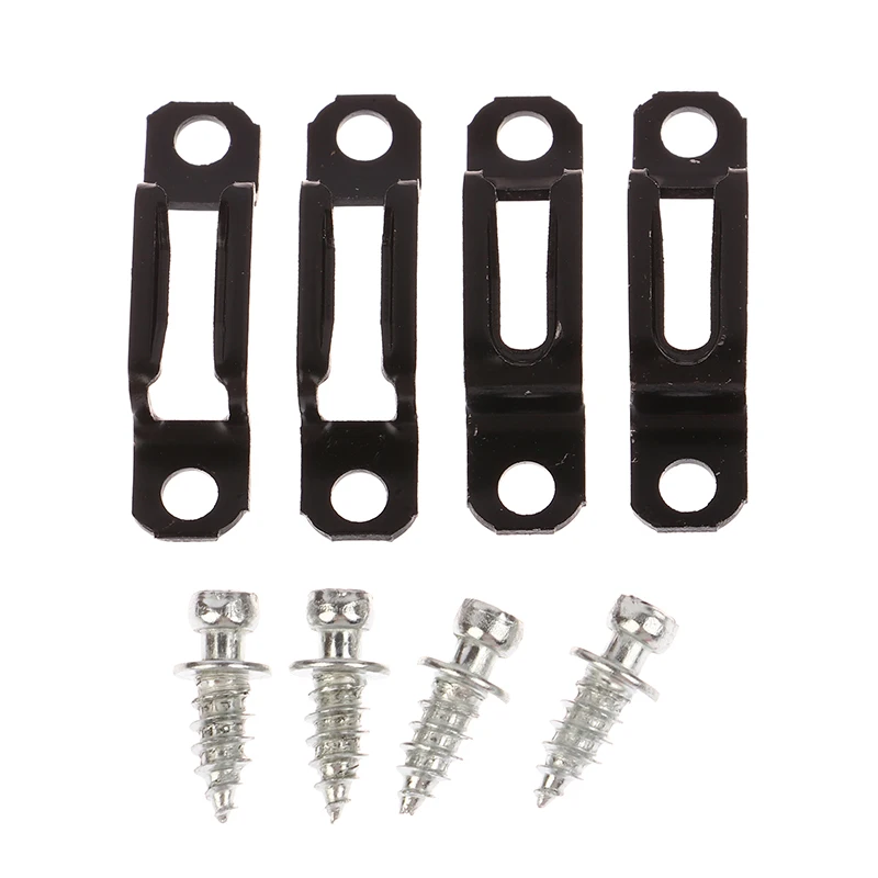 

10pcs 2 in1 Invisible Wood Cabinet Connector Woodworking Metal Cupboard Hinge Assembly Furniture Bracket Recessed Screw Fastener