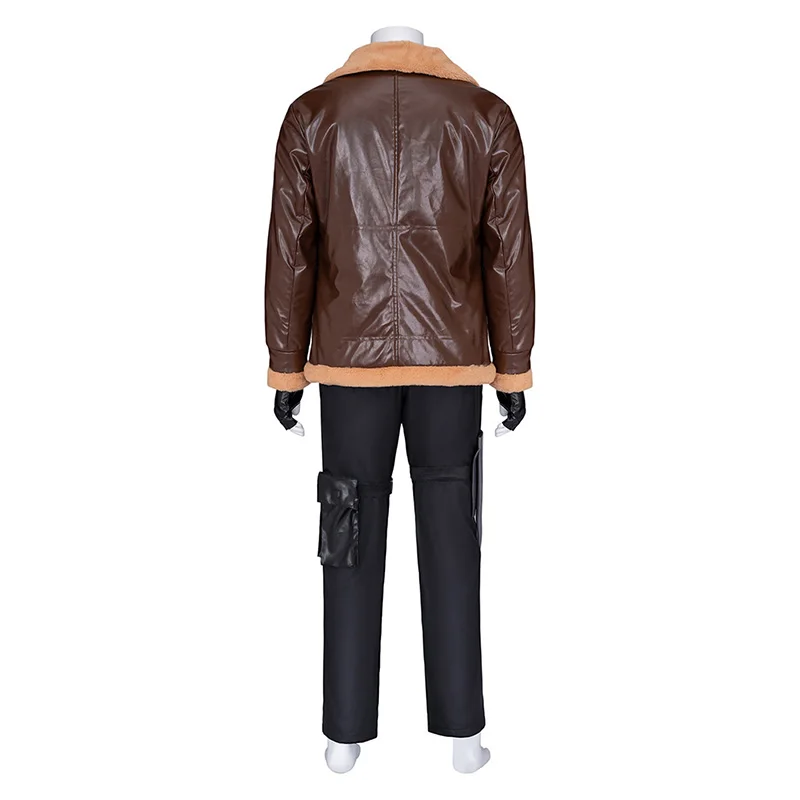 Game Resident Cosplay Leon Scott Kennedy Costume Wig Men PU