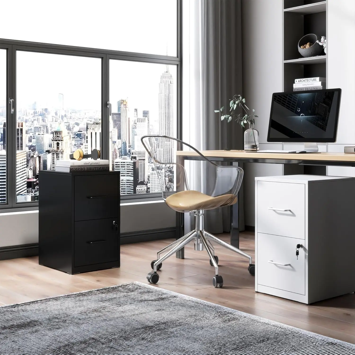 2-Drawer Locking File Cabinet 2