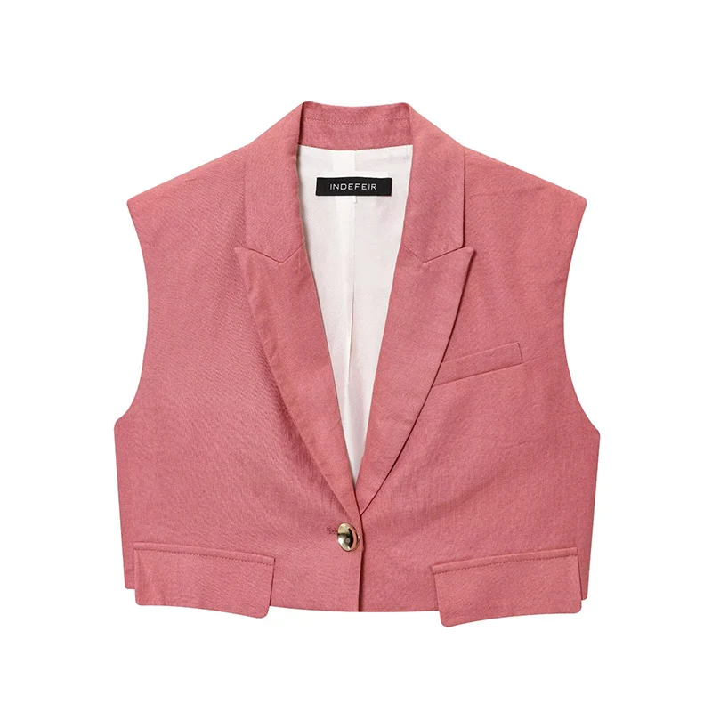 Short Vest Top Shorts Sets 2 Pieces Women Sleeveless Waistcoat Long Casual Shorts Suits Chic 2025 Summer Woman Outfits