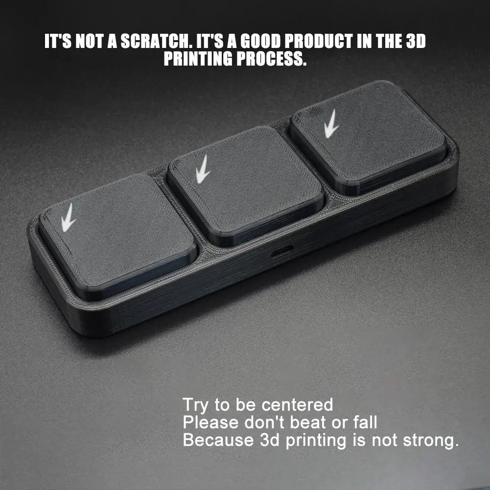 uma chave usb programável teclado macro para windows linux macos chave quente mouse um botão chave usb mini teclado