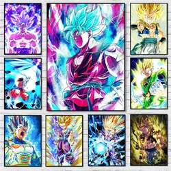 Canvas No Frame Painting Bandai Anime Super Saiyan Gohan Poster Wall Art Print Dragon Ball Pictures Classic Home Decor Bedroom