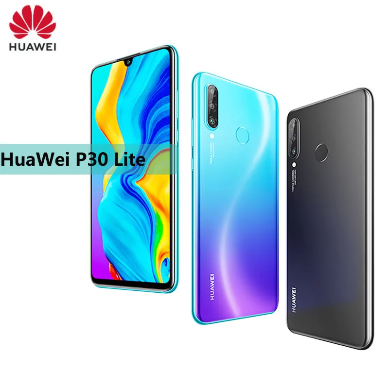 Смартфон HuaWei P30 Lite сканер отпечатков пальцев экран 6 15 дюйма ГБ ОЗУ 128 Гб ПЗУ 710 МП