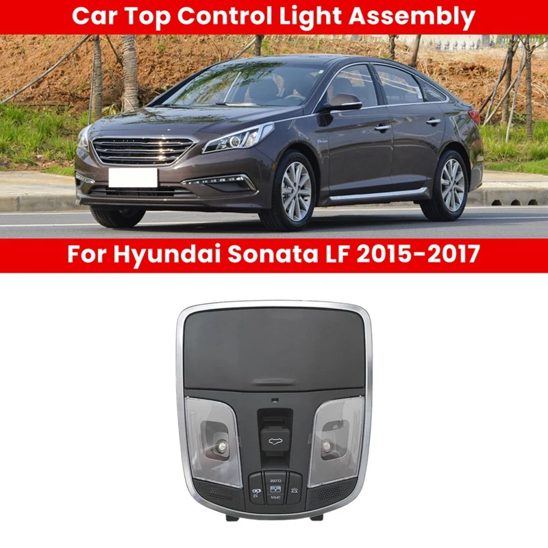 

Car Top Control Light Top Control Light And Sunroof Switch Assembly 92810C3000 For Hyundai Sonata LF 2015-2017 92810-C3000 Black