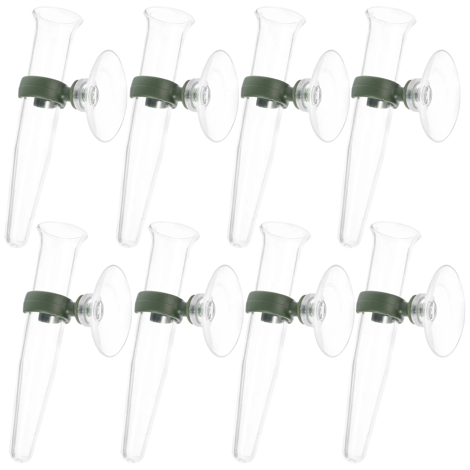 

8 Pcs Floral Tubes Vials Water Tube With Suction Fresh Flower Nutrition with Suction Cup Orchid Shop