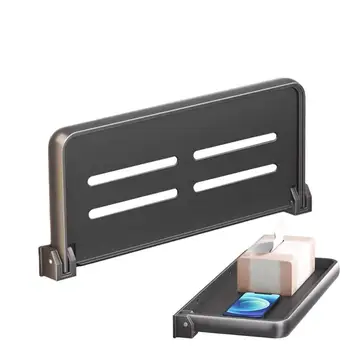 Scaffale pieghevole per camper Supporto portaoggetti pieghevole a parete Display pieghevole Scaffali da parete per camper per gel doccia Shampoo Smartphone Libri
