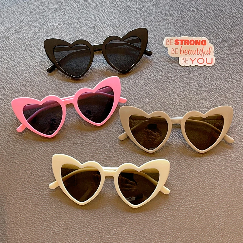 Children Fashion Colors Special Heart Sunglasses UV400 Boys Girls Outdoor Cute Protection Sunglasses Kids Sun Glasses children sunglasses kids sunglasses fashion sunglasses