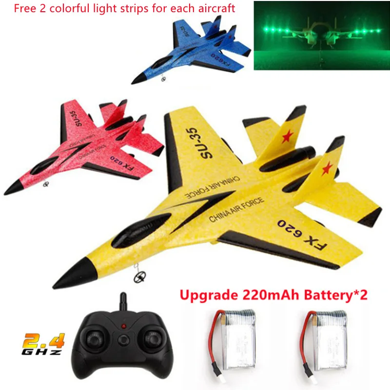 Fx620 Su35 Rc Remote Control Airplane 2.4g Remote Control Fighter