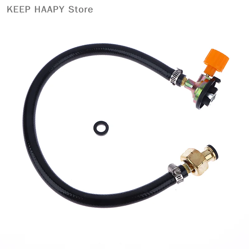 Gas Refill Adapter Leakproof Rubber Gas Refill Pipe Tube Cylinder Convertor Filling Tank Coupler Accessories Valve Braided Hose gas tank converter gas refill adapter gas converter gas tank adapter gas adapter butane adapter