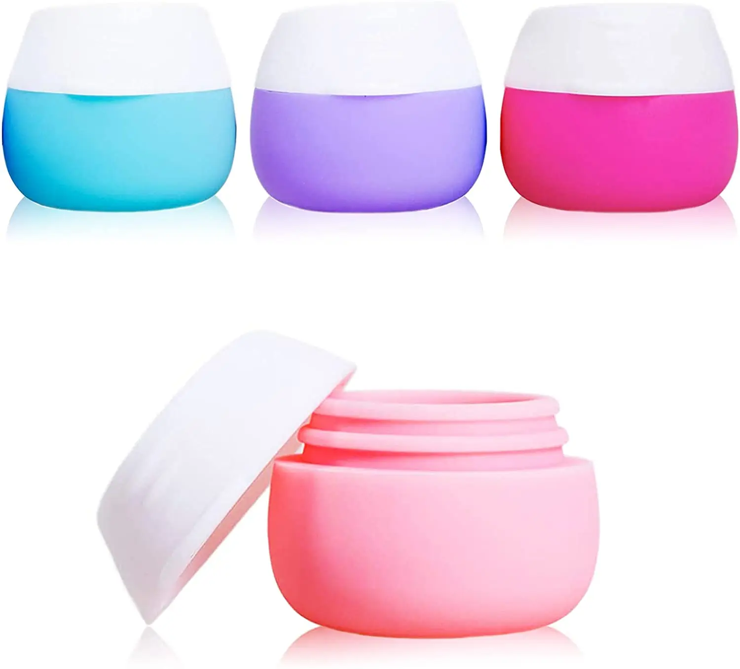 Silicone Travel Bottles for Toiletries TSA Approved Travel Containers Set  Portable Leak Proof Refillable Cosmetic Bottles - AliExpress