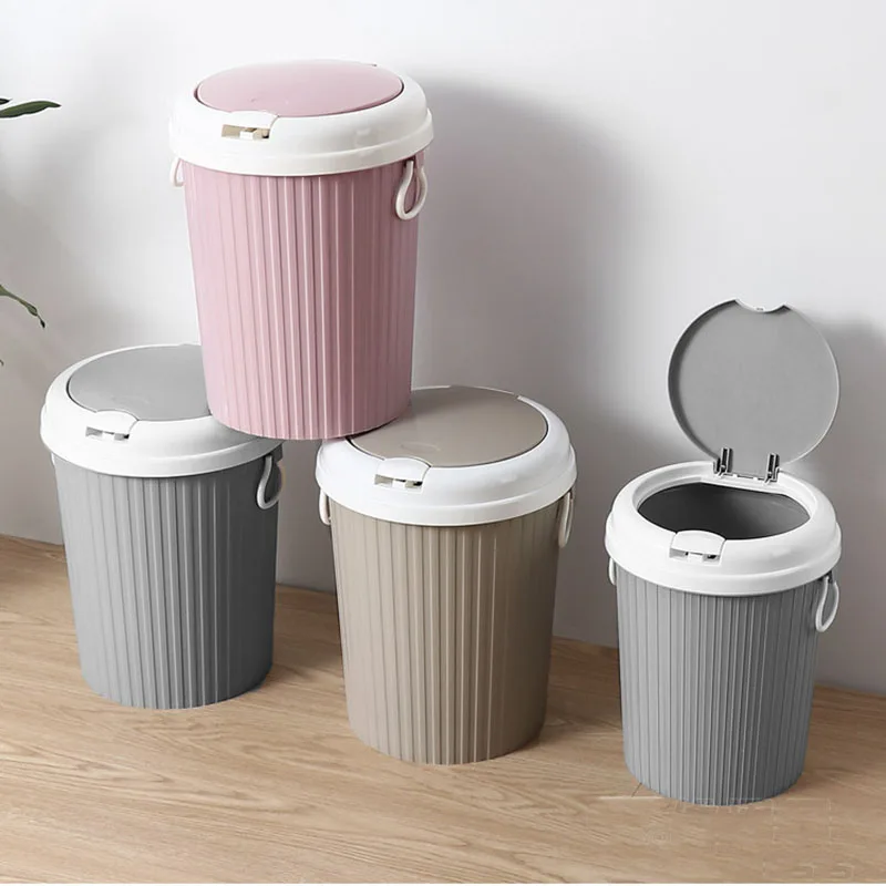 Toilet Kitchen Garbage Bin Bathroom Modern Fashion Cute Waste Bin Big ...