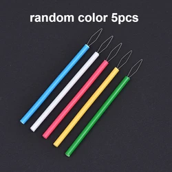Colorful Easy Threader Set - DIY Sewing and Beading Aid for Effortless Needle Threading (5pcs)