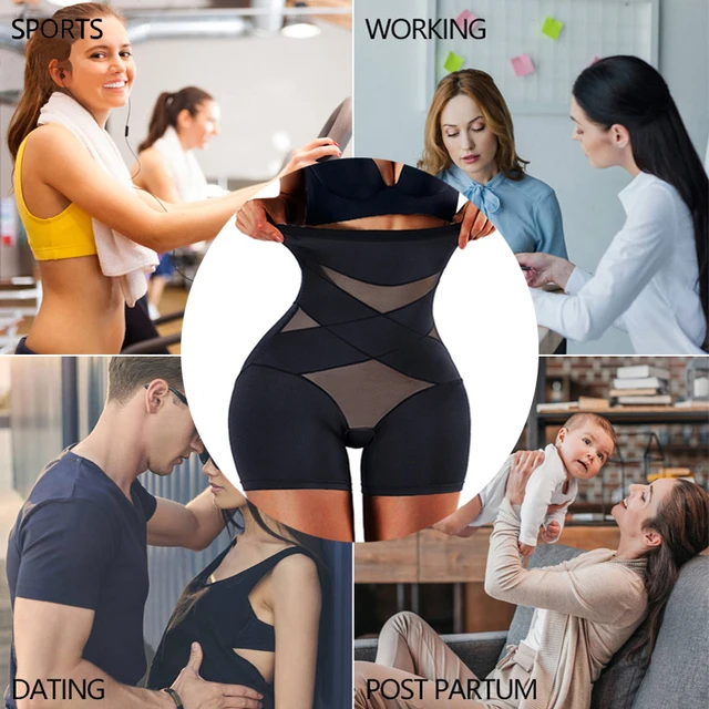 CXZD Women High Waist Trainer Body Shaper Panties Tummy Belly Control Body Slimming Control Shapewear Girdle Underwear 6