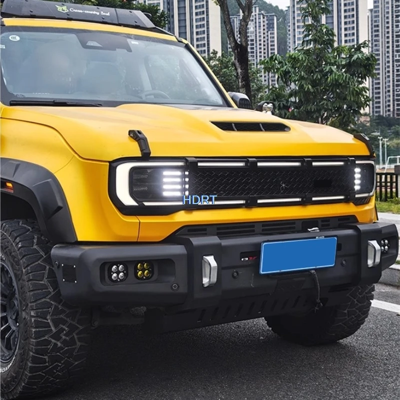 자동차 스타일 프론트 레이싱 그릴 커버 벌레망 보호 장식 액세서리 바이시 베이징 BJ40C BJ40E BJ40P 2024+