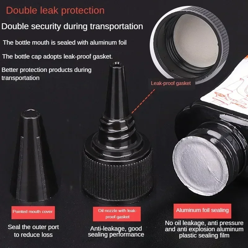 60ml Lubricating Oil Long-Lasting Bike Lubricant Corrosion Resistance Bicycle Suspension Oil for Mountain Bike Forks and Shocks