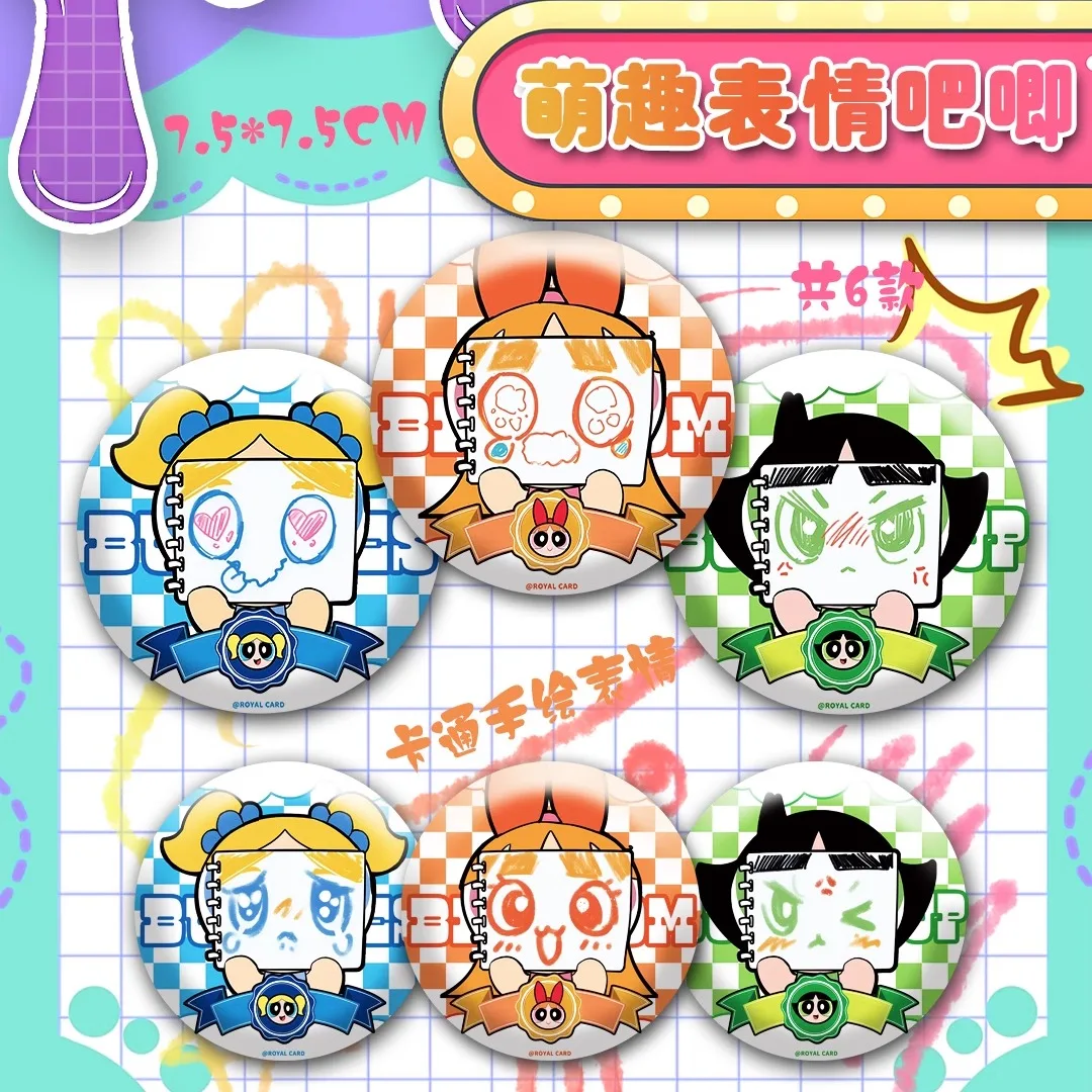 HUANGKA VOL.2 The Powerpuff Girls Cards Anime Collection Cards Mistery Box Board Games Toys Birthday Gifts for Boys and Girls
