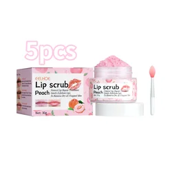 Peach - Infused Hydrating Lip Scrub for Soft, Radiant Lips - 30g (5pcs)