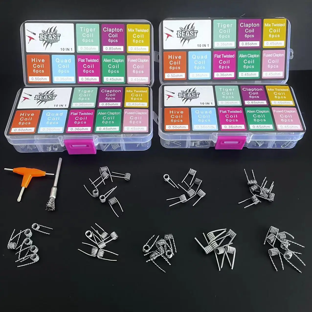 Hive Quad Mix, Fused Twisted Resistência Bobina