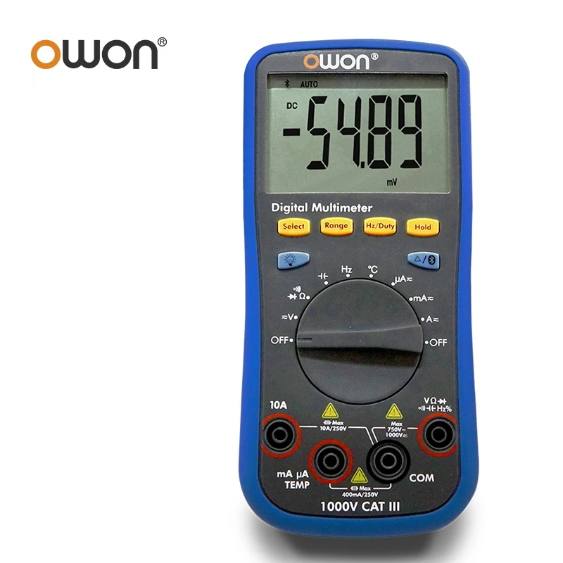 OWON B33+ D33 Multifunctional digital multimeter 3 in 1 datalogger multimeter temperature meter With Bluetooth Speech extract digital multimeter