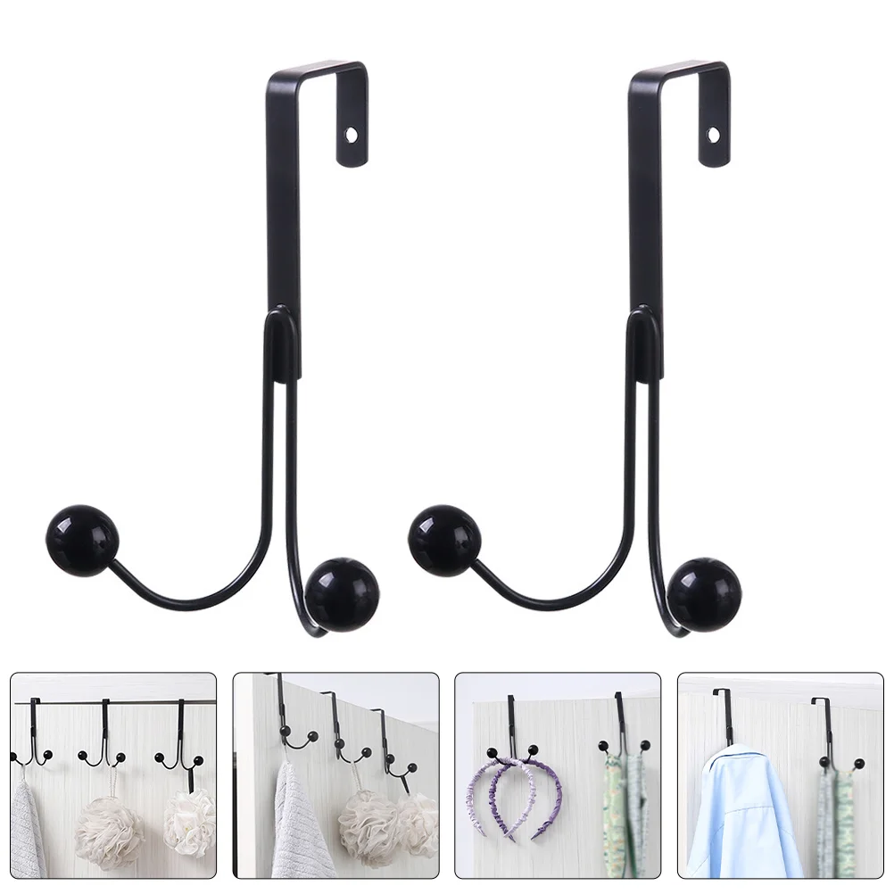 

3 Pcs Coat Rack Wrought Iron Hook Heavy Duty Clothes Hanger Wall Door Hooks for Hanging