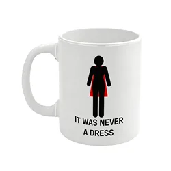 Empowering Women Creative Ceramic Mug, 11oz Reusable Multi - Purpose Cup for Coffee, Tea, or Hot Cocoa (White)