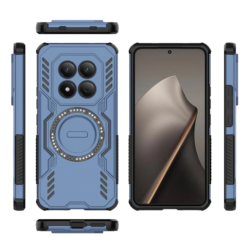 Shockproof Magnetic Adsorption Durable Phone Case with Heat Dissipation