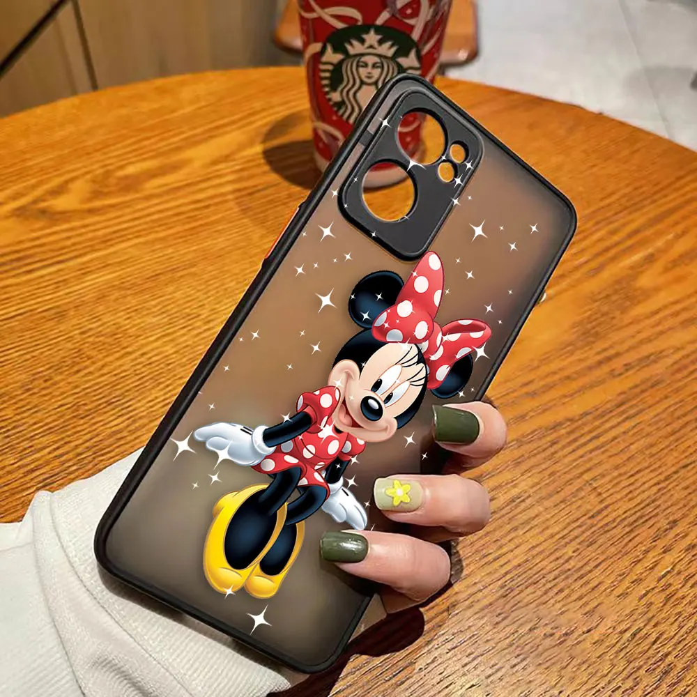 thumbnail image 1 of Matte Phone Case for OPPO RENO 8 8T 7Z 7 6Z 6 5 4 3 PRO PLUS 4G 5G Case Funda Coque Capa Shell Mickey Minnie Mouse Anime Cartoon, 1 of 5