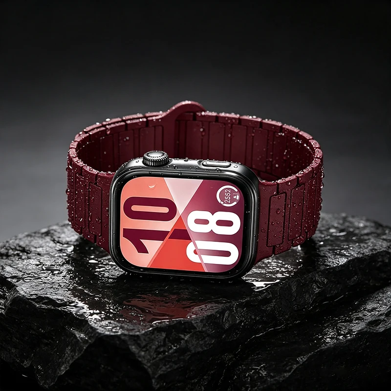 Magnetic Silicone Sports Bracelet Replacement Wristband