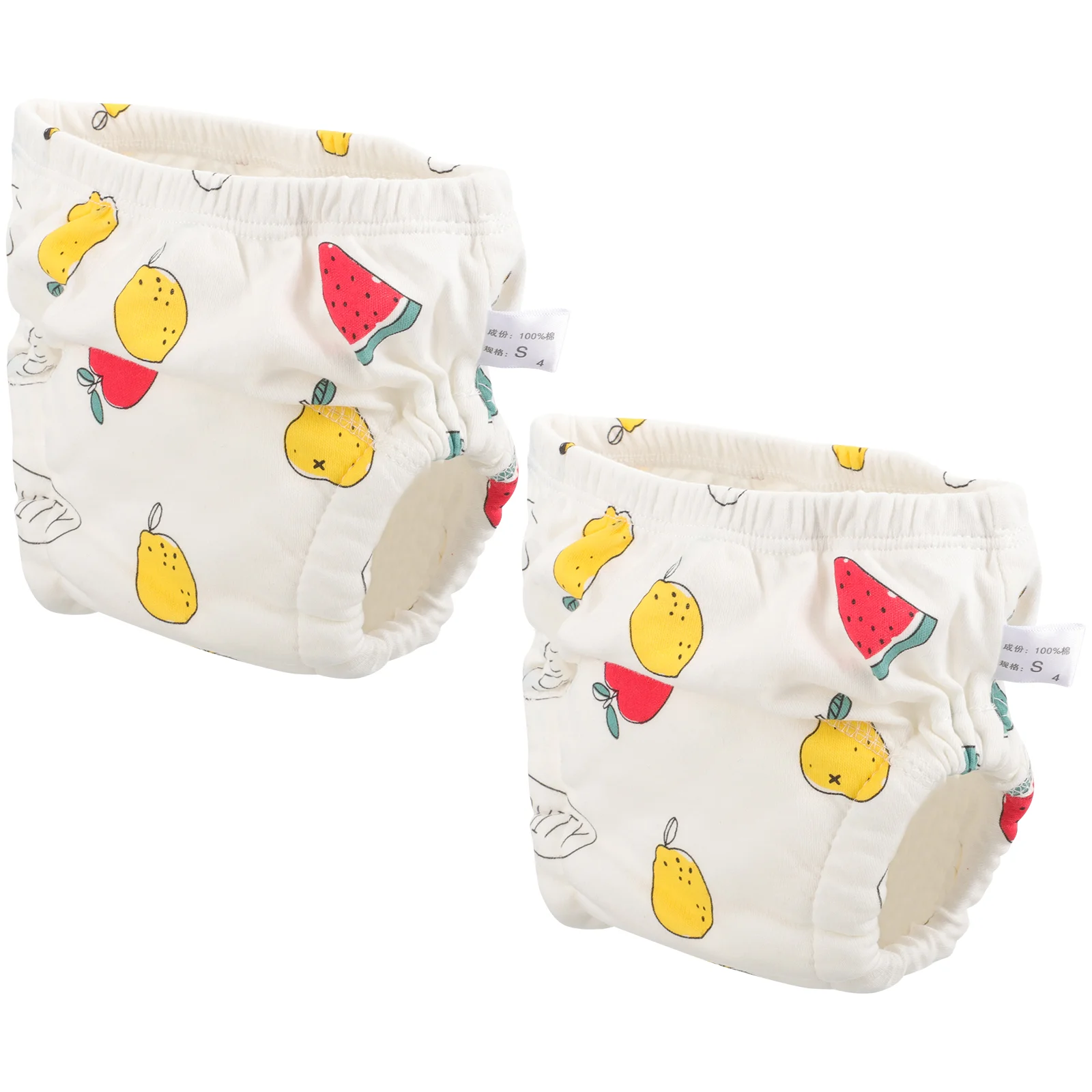 

2 Pcs Baby Training Pants Newborn Cotton Diaper Reusable Ecological Pure Washable