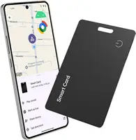 lim Wallet Tracker Card For Android - Ultra Thin Bluetooth Smart Tag Wireless Rechargeable For Wallet And Luggage Anti-Left