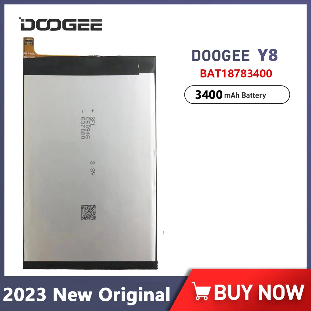 

New Original 3400mAh BAT18783400 Battery For Doogee Y8 Y 8 High Quality Phone Batteries With Tracking Number