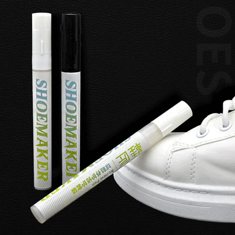 White Trainer Pen White Shoe Polish For Sneakers Midsole Marker Cleaner  Shoes Sneakers Repair Paint Leather Pen Decontamination - AliExpress