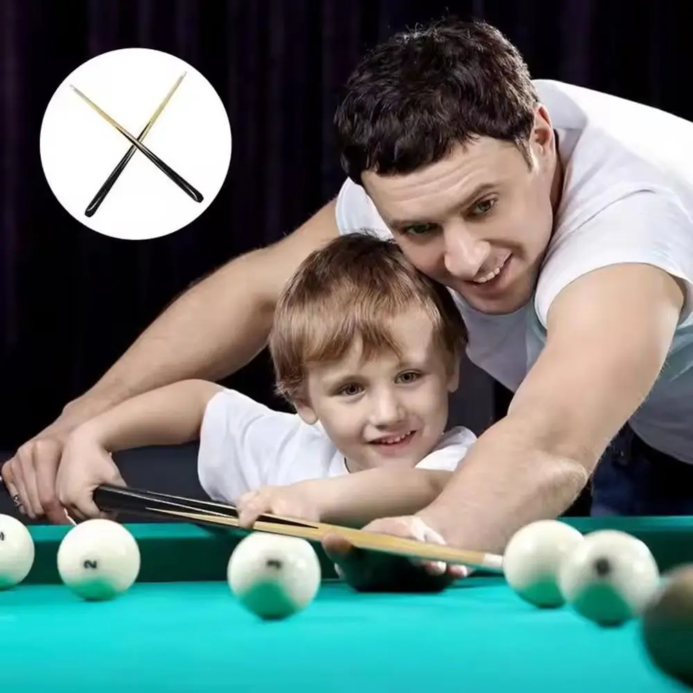 Durable 50cm Billiards Cue Small Wooden Children Kids Billiard Rod Professional Hard Rock Billiard Tool For Girls Boys Beginners