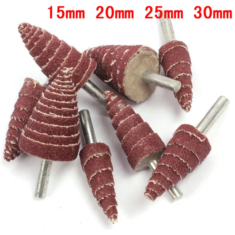 100PcsGrindingHeadSandpaperFlapConeDremelAccessorieMiniSanding