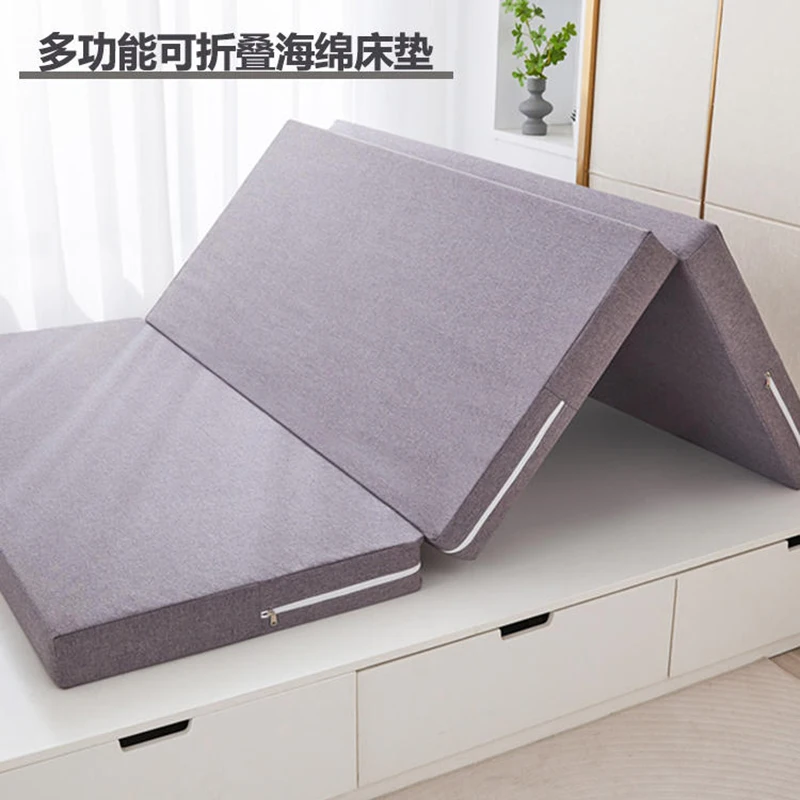 

Mattresses Household tatami mat foldable sponge mat is separated by dormitory students single floor sleeping mat