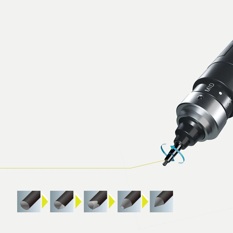 Japonec uni kuru talár potápět se natáčet mechanická tužka M5-5000 automatický core/lead self-revolving 0.5mm pokročilý kresba umění papírnictví