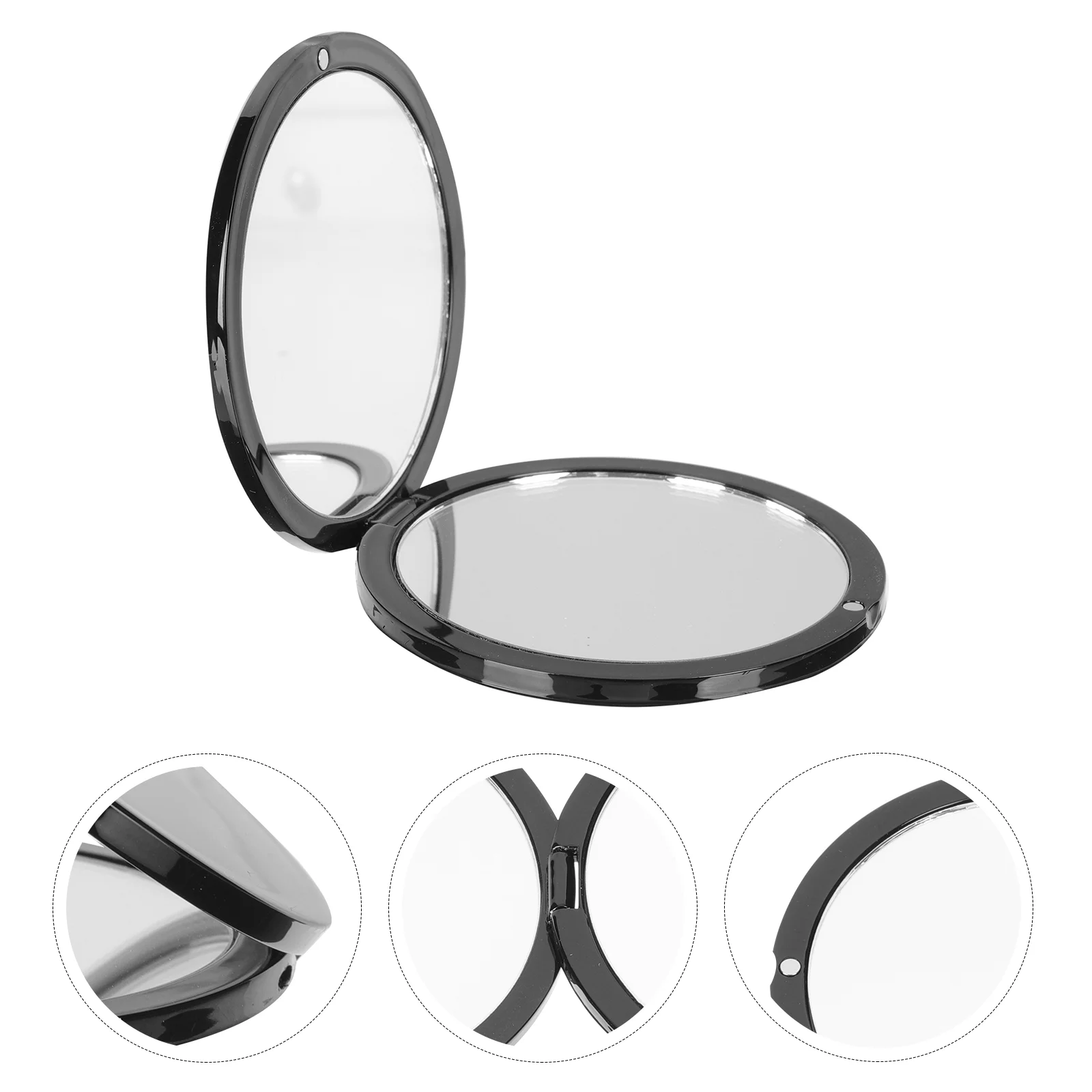 

Double Sided Travel Vanity Mirror Pocket Compact Women Small Portable Double-