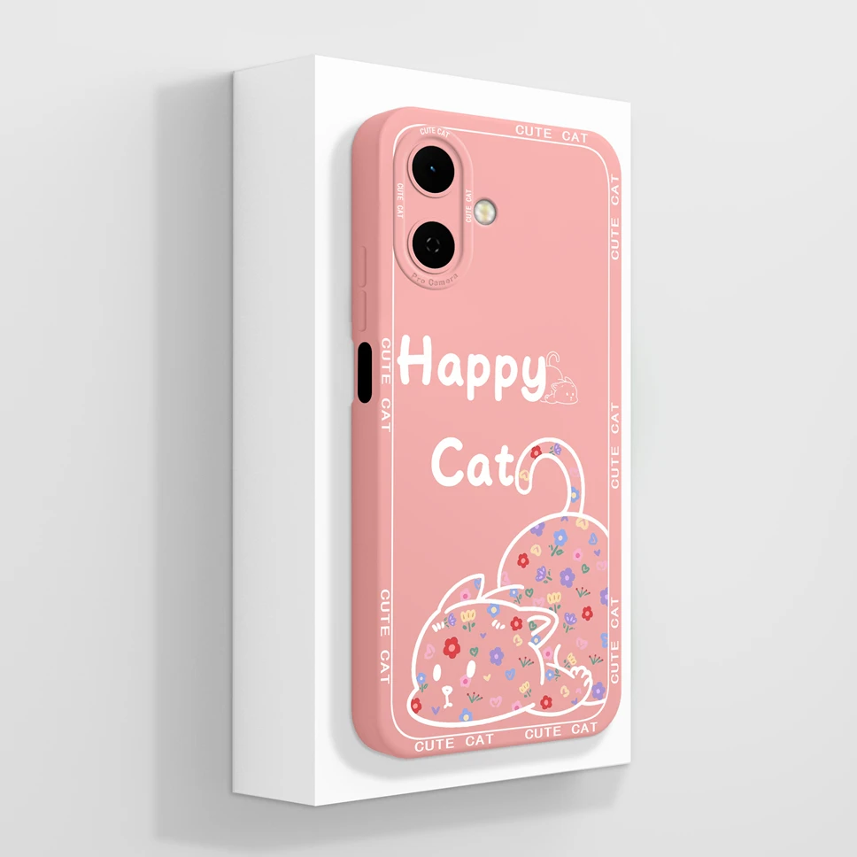 Floral Soft Silicone Phone Case with Full Coverage