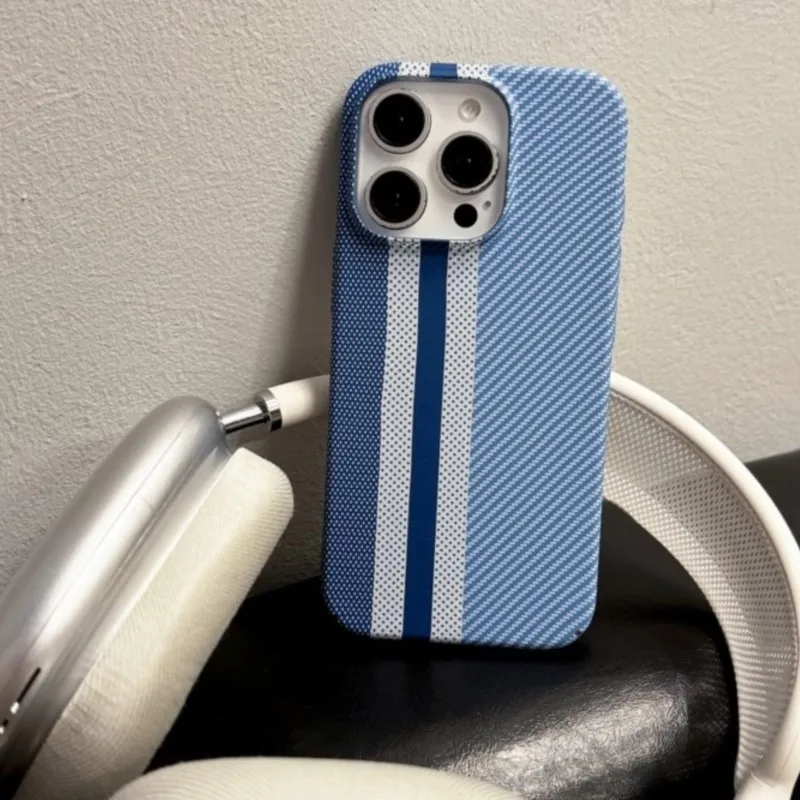 PC Phone Case Carbon Fiber Business For iPhone 17 Air 16 15 14 Plus 13 12 Pro Max 11 Ultra-Thin Armor Shockproof Cover