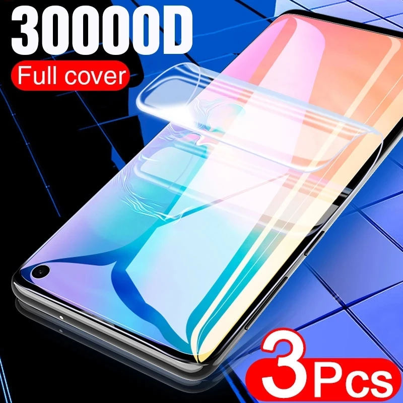 

3Pcs Hydrogel Film On For Samsung Galaxy A52 A32 A15 A25 A72 A53 A52S A54 A72 S23 A24 S21 S22 Ultra Plus S20FE Screen Protectors