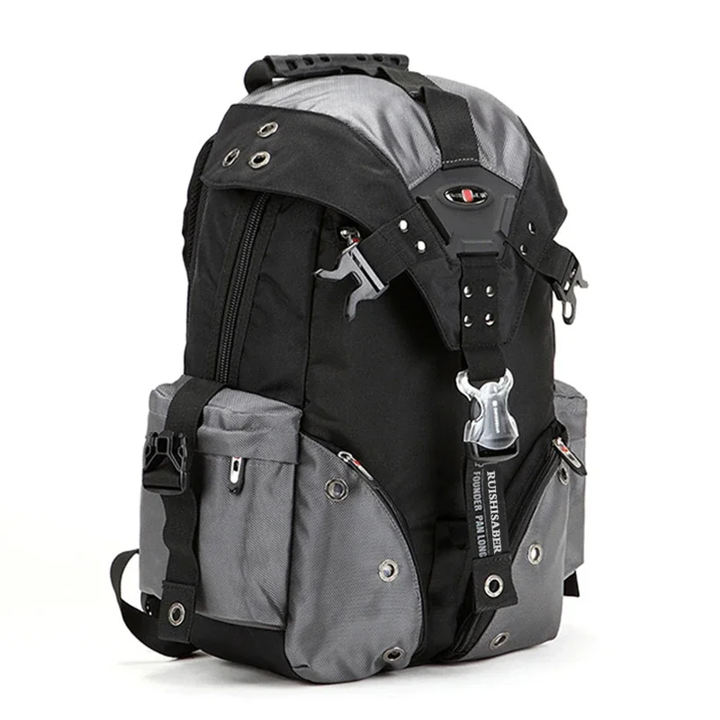 Waterproof Oxford Backpack for Men with Laptop Compartment