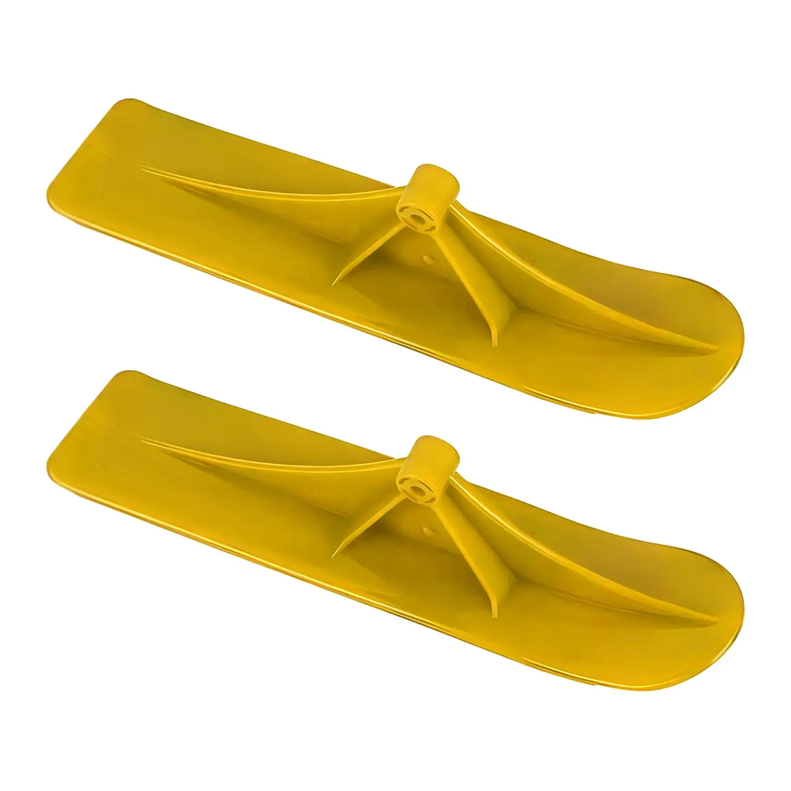 2x Snow Scooter Ski Sled Ski Board Sleigh for Game Toys Training Skiing