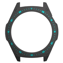 Durable Hard PC Shell Protective Case - Shockproof Cover Frame for Huawei Watch GT3 46mm (Black blue)