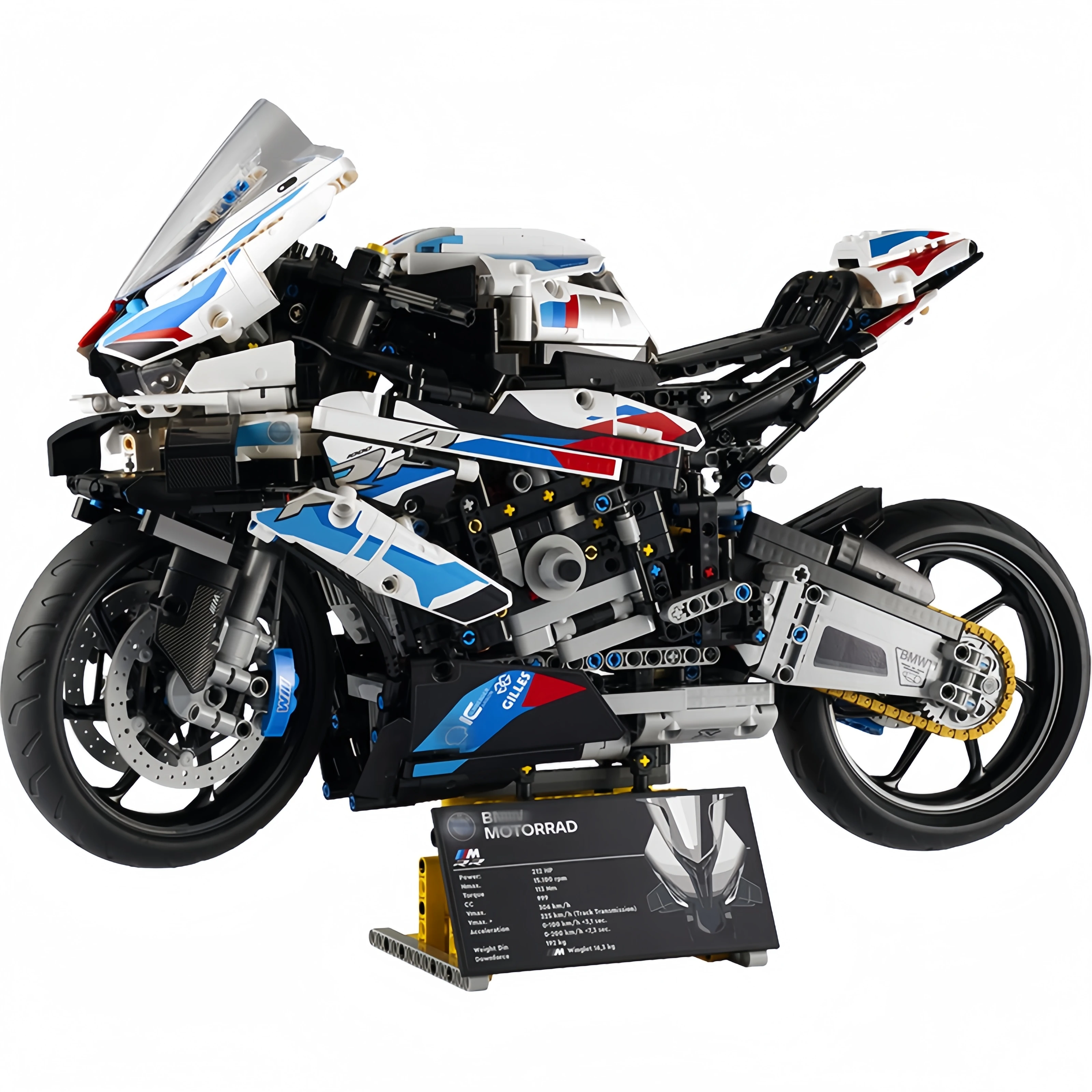 

Motorcycle M 1000 RR Model Building Block Gifts for Adults and Kids Locomotive Model Decoration 1920 Pcs Realistic instructional