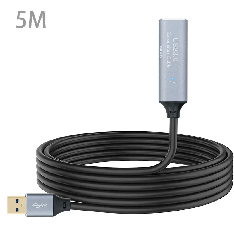 Enhanced USB 3.0 Extension Cable with Built-in Booster for Enhanced Connectivity