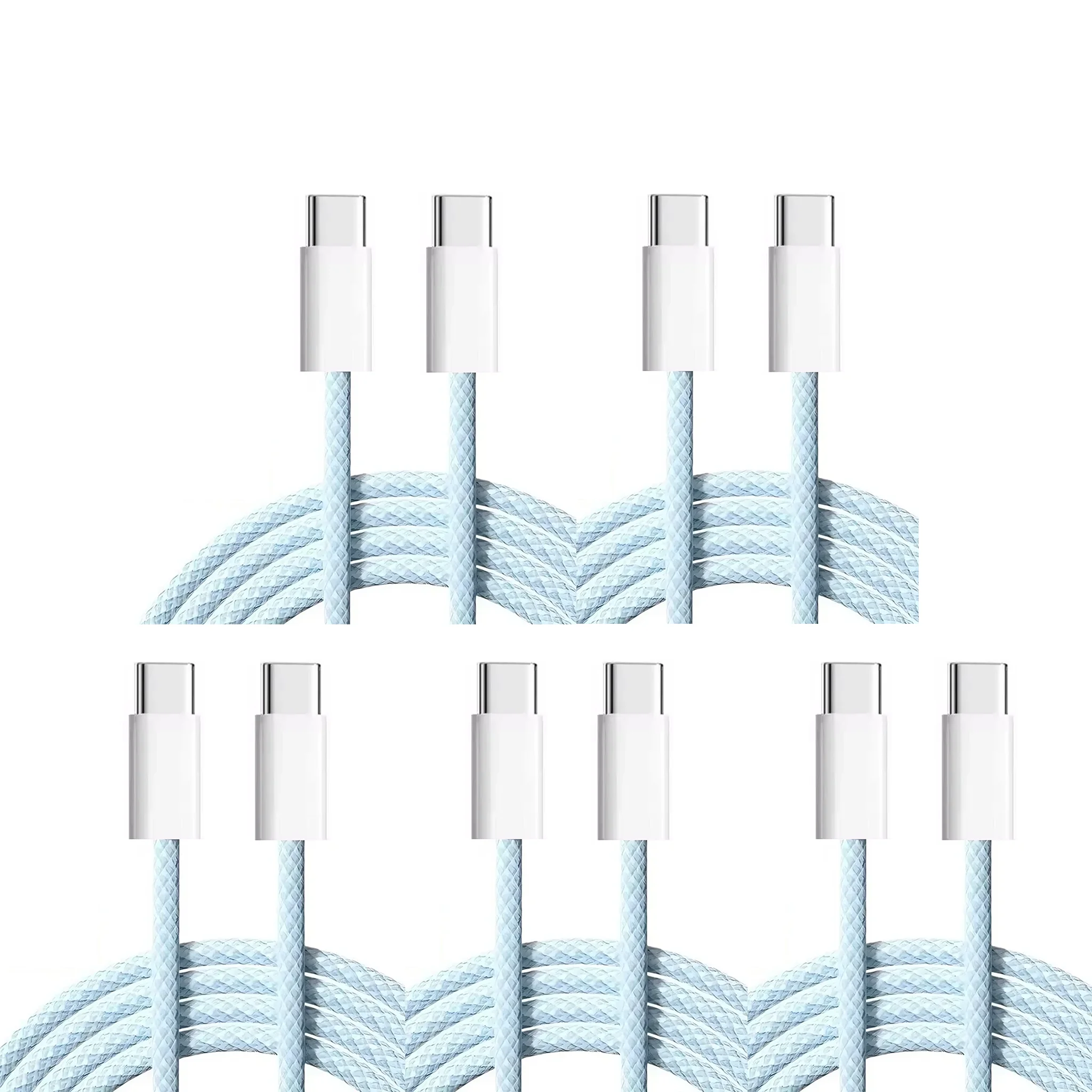 5-Pack High-Speed USB C to USB C Charging Cable