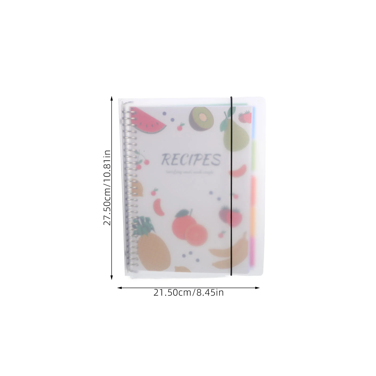 내부 코어 핸드북 바인더, 노트북 레시피, 가정용 플래너, 화이트