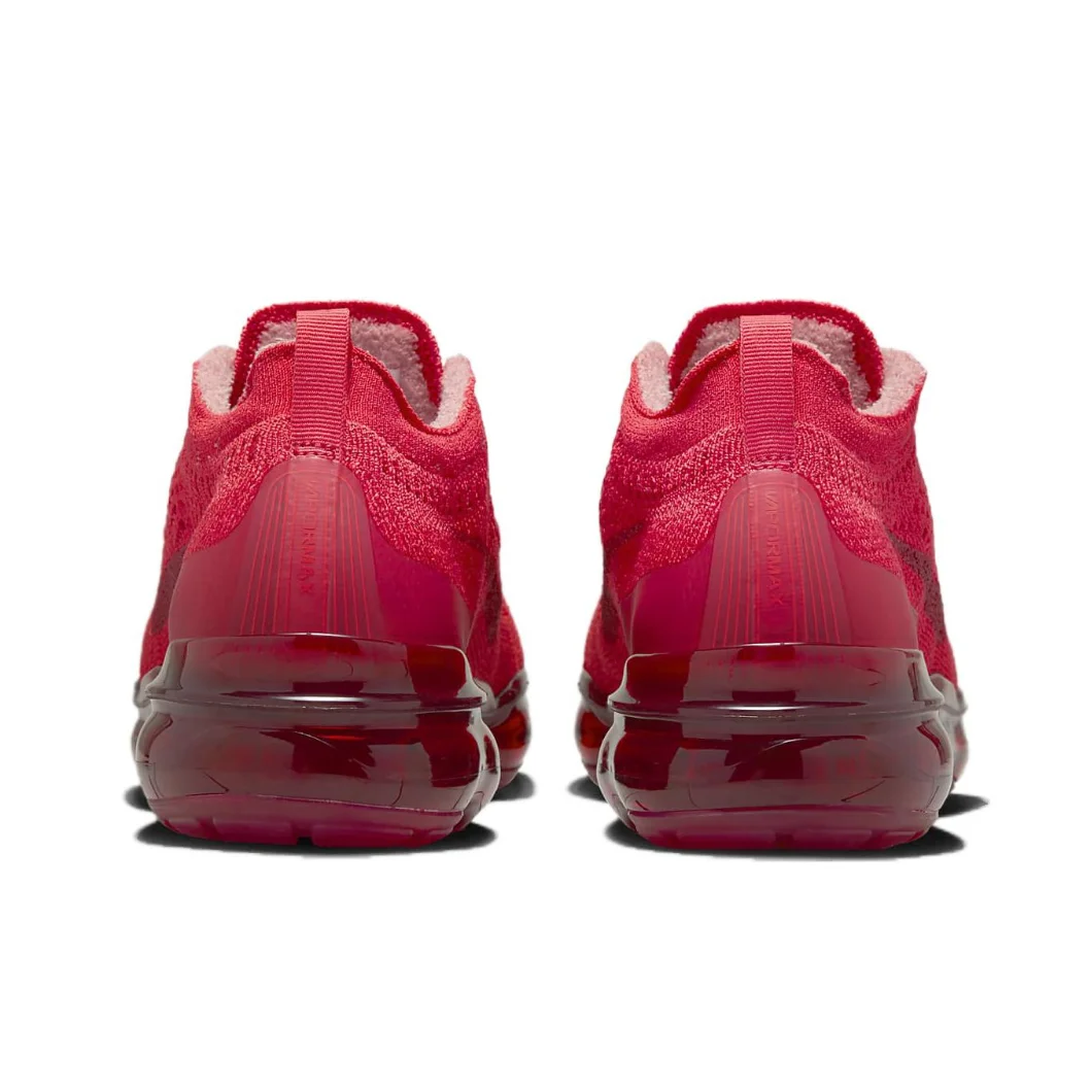 Nike Original VaporMax Air Flyknit Comfortable Breathable Low Top Training Running Shoes Men's and Women's Premium Red